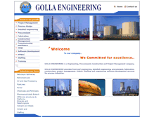 Tablet Screenshot of gollaengineers.com